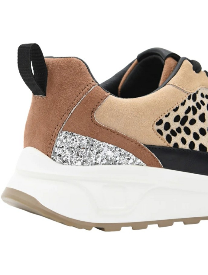 Deportivas Combi Animal Print Cuña Mujer Azarey