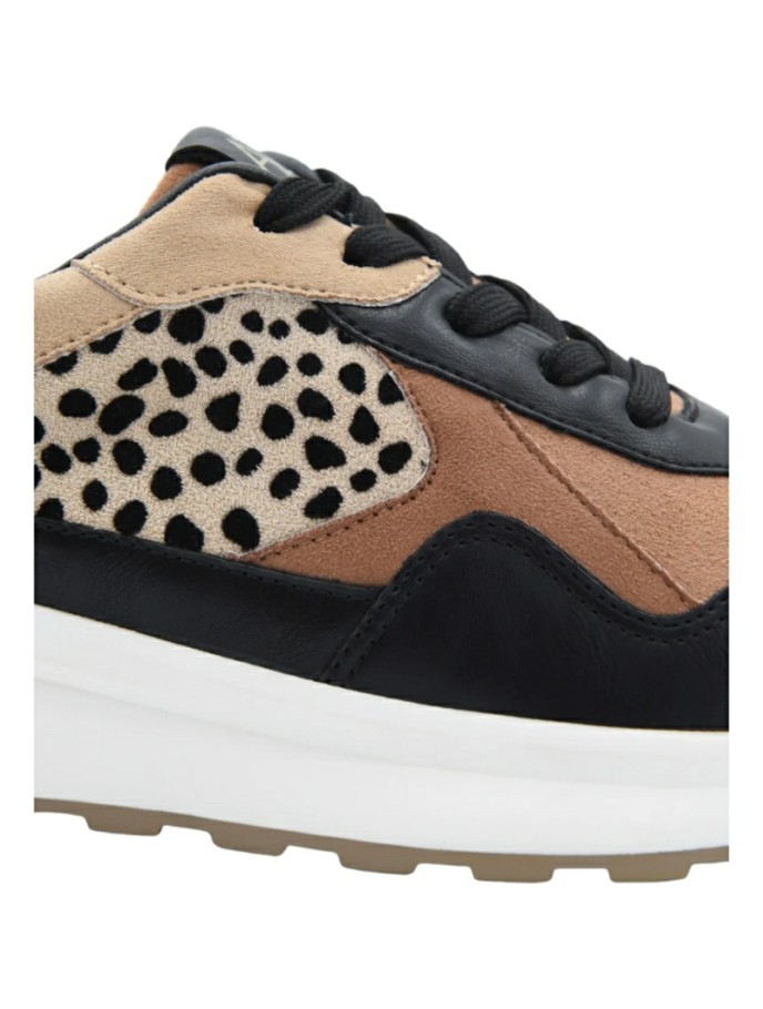 Deportivas Combi Animal Print Cuña Mujer Azarey