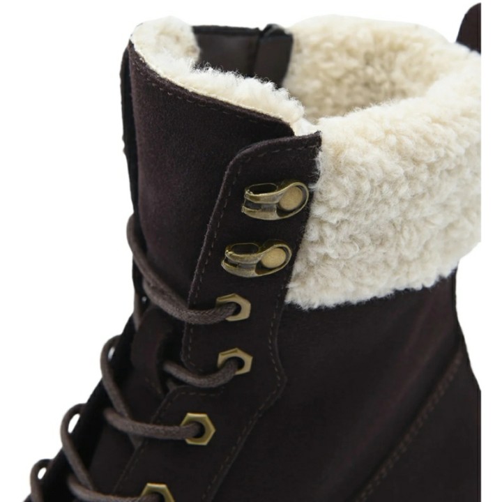 Botas con tacón y forro para mujer Nyrex