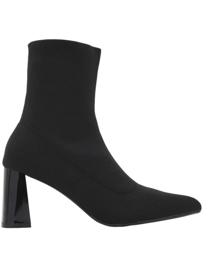 Botín Estilo Calcetín Elástico con Tacón Nyrex