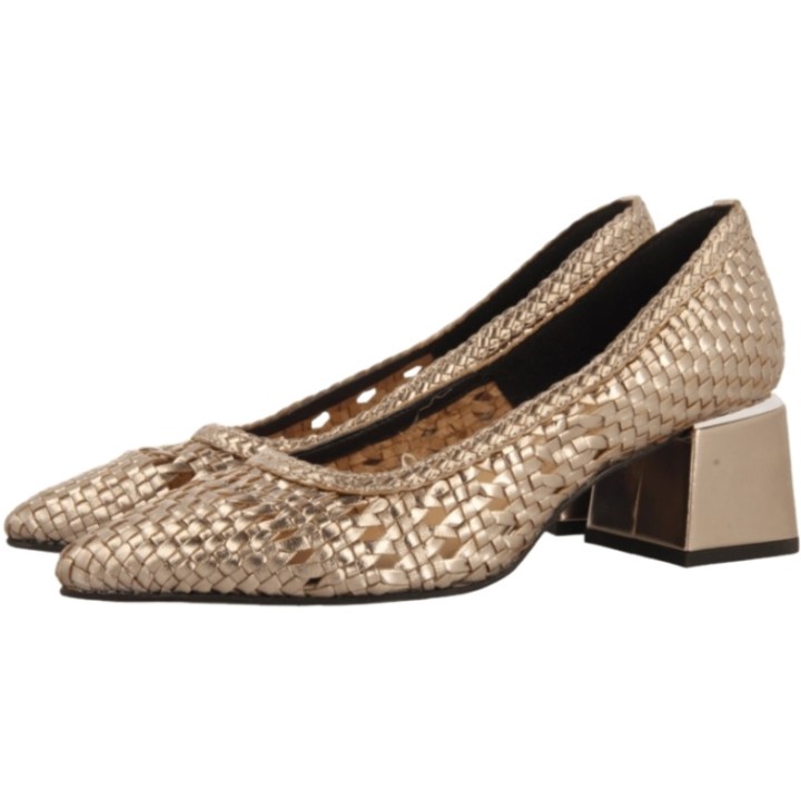 Zapatos de Salón con piel Trenzada GIOSEPPO