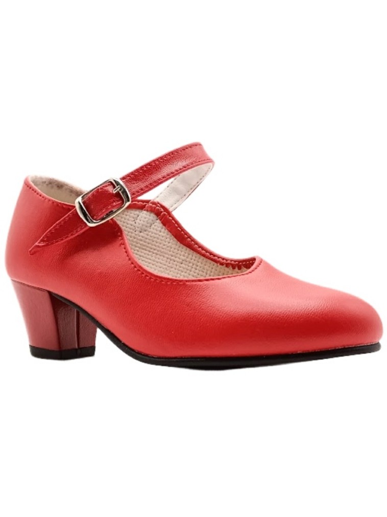Zapato de Flamenca Rojo Sevillana Made in Spain 2