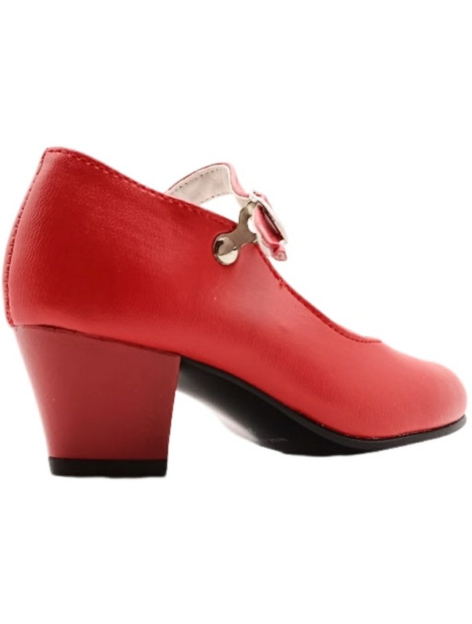 Zapato de Flamenca Rojo Sevillana Made in Spain