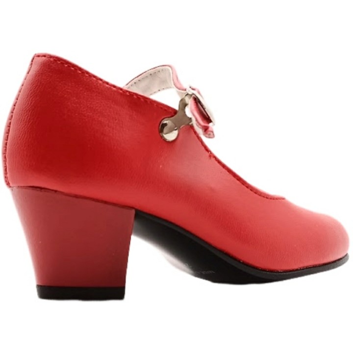 Zapato de Flamenca Rojo Sevillana Made in Spain