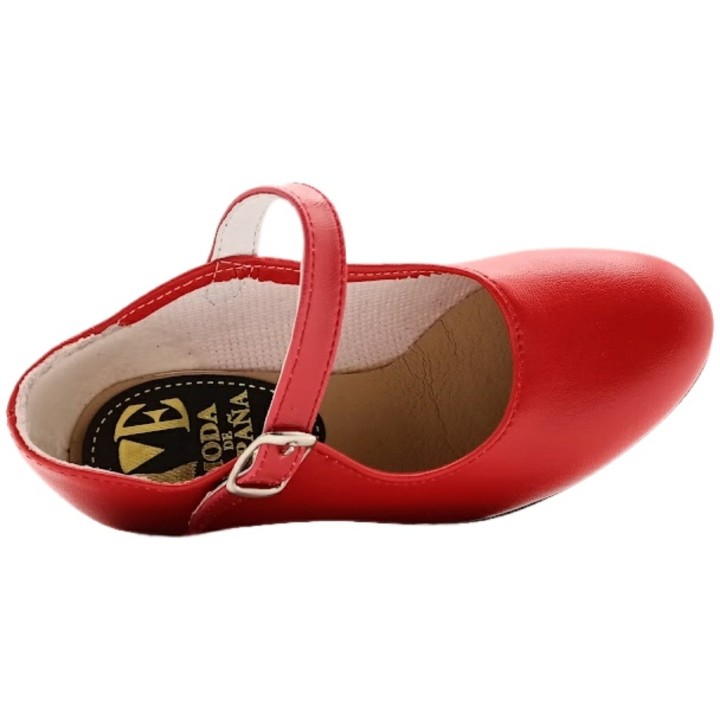 Zapato de Flamenca Rojo Sevillana Made in Spain