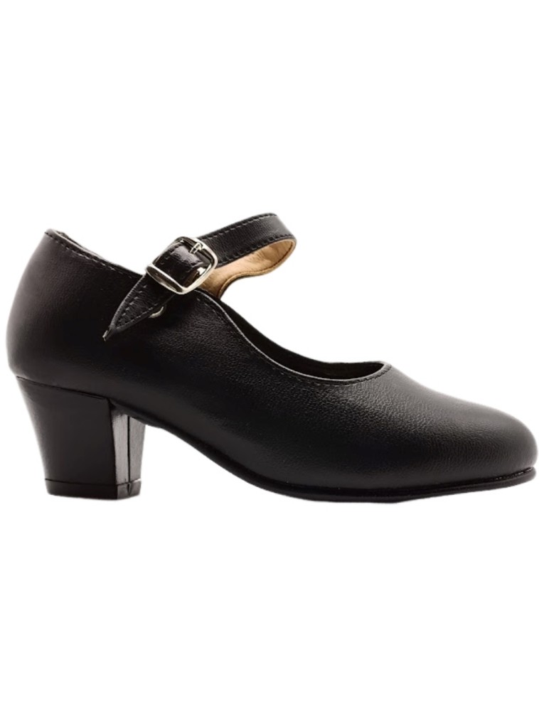 Zapato de Flamenca Negro Sevillana Made in Spain