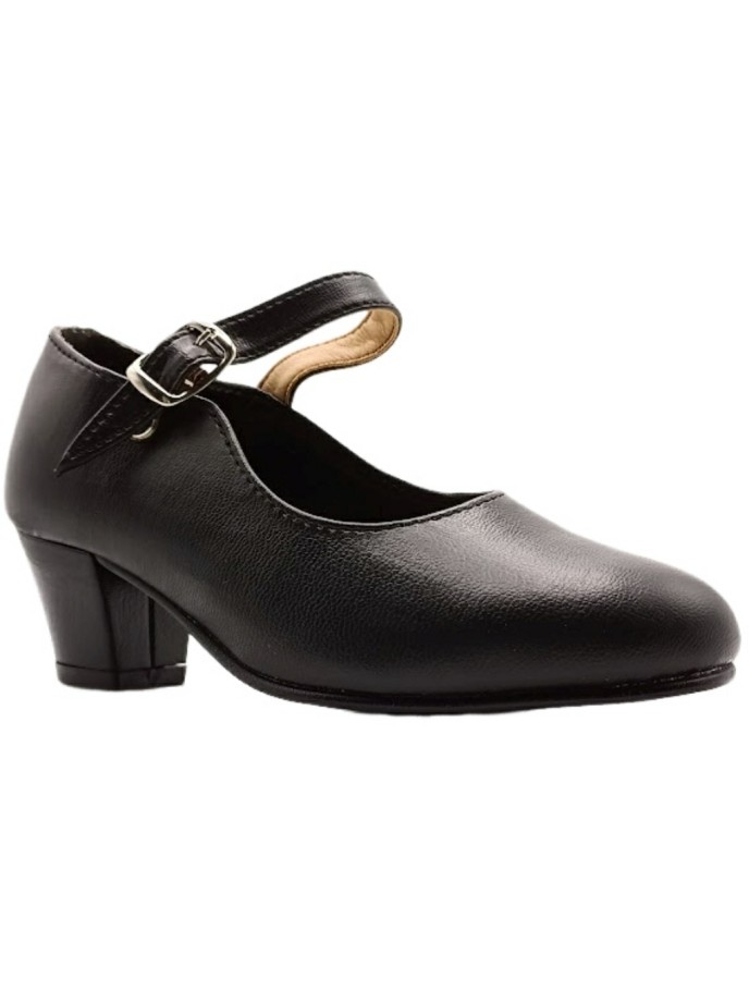 Zapato de Flamenca Negro Sevillana Made in Spain