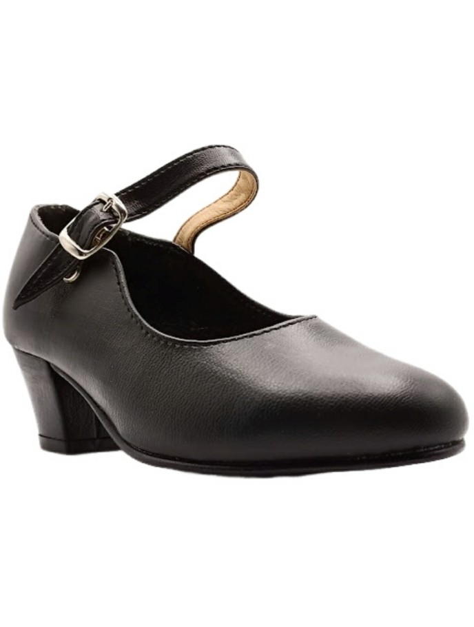 Zapato de Flamenca Negro Sevillana Made in Spain