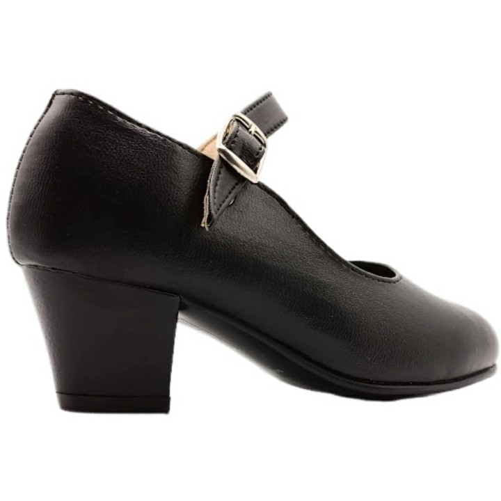 Zapato de Flamenca Negro Sevillana Made in Spain