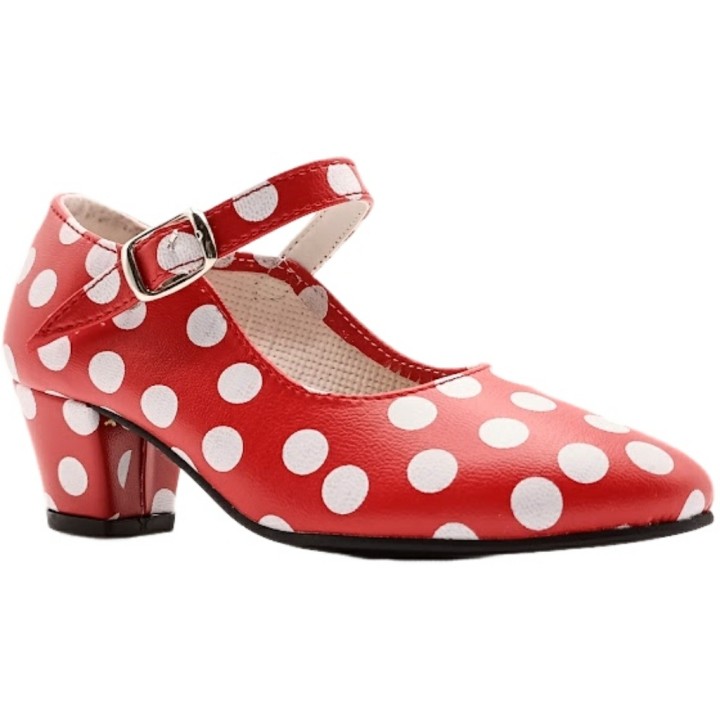 Zapato de Flamenca Lunares Sevillana Made in Spain