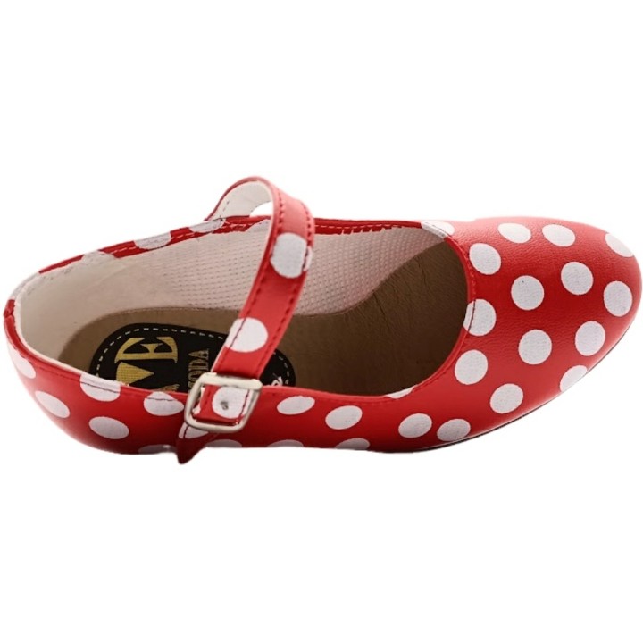 Zapato de Flamenca Lunares Sevillana Made in Spain
