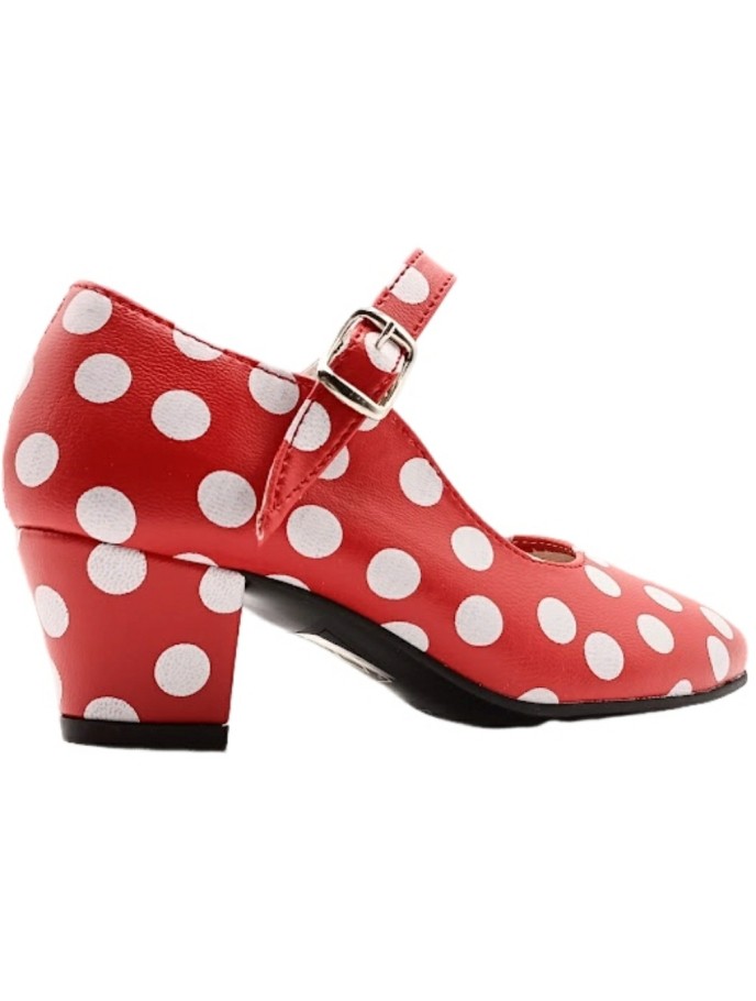 Zapato de Flamenca Lunares Sevillana Made in Spain