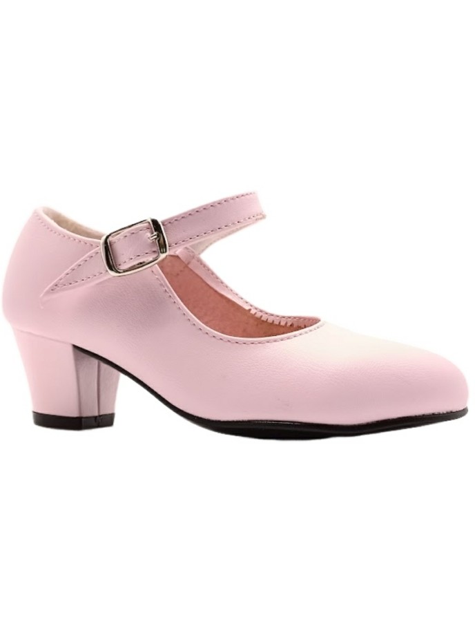 Zapato de Flamenca Rosa Sevillana Made in Spain