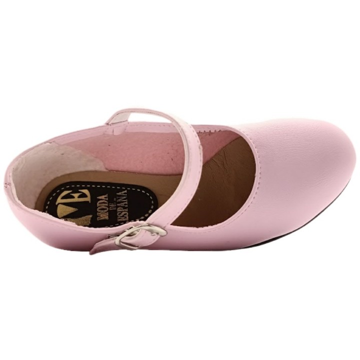 Zapato de Flamenca Rosa Sevillana Made in Spain