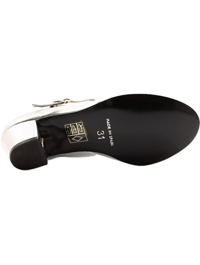 Zapato de Flamenca Plata Sevillana Made in Spain