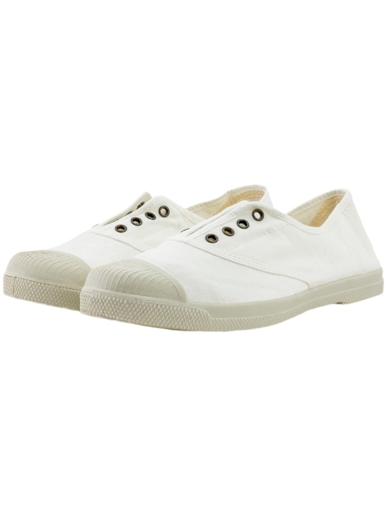 Zapatillas Bambas Elásticas de Lona Natural World 2