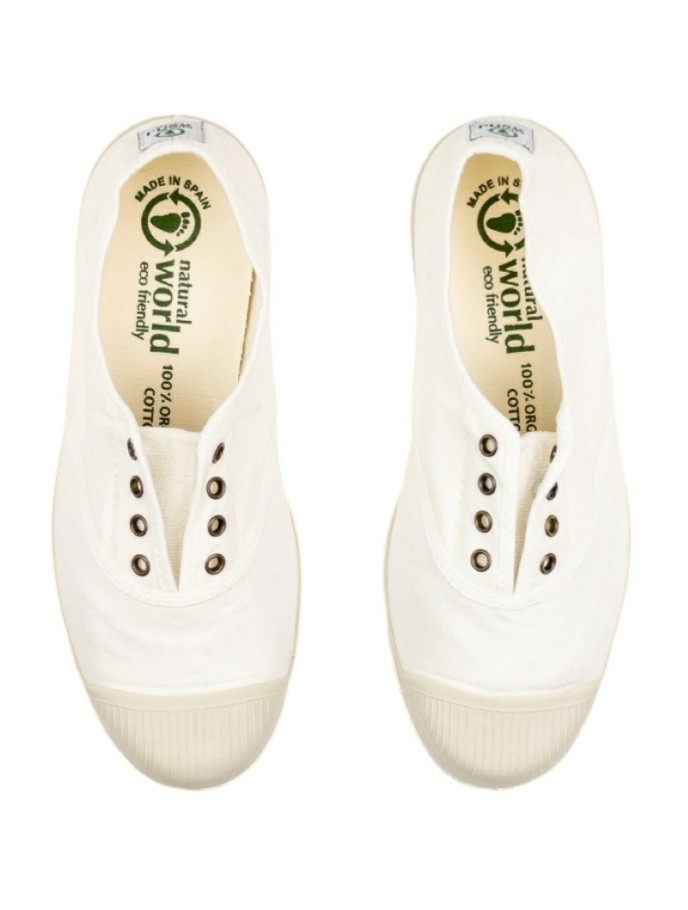 Zapatillas Bambas Elásticas de Lona Natural World