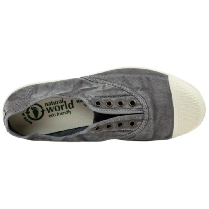 Zapatillas Bambas de Lona Lavada Natural World