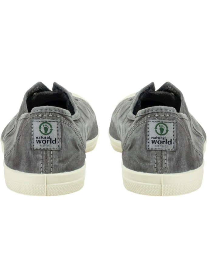 Zapatillas Bambas de Lona Lavada Natural World
