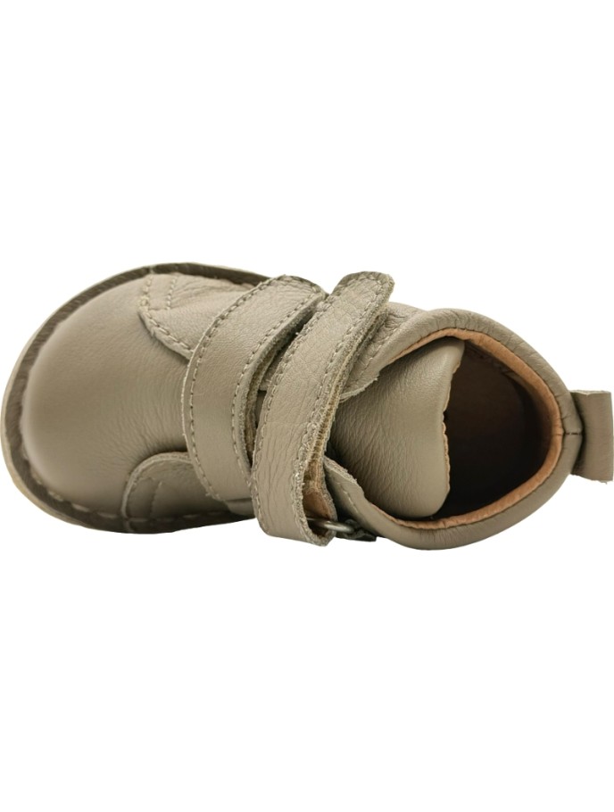 Botitas Barefoot Piel Doble Velcro De Pablos