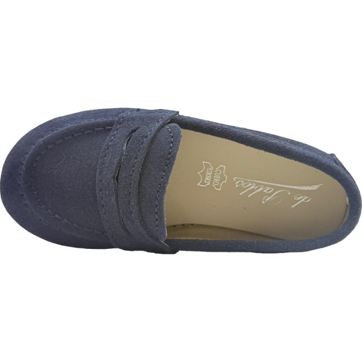 Mocasín Blandito para niño serraje De Pablos