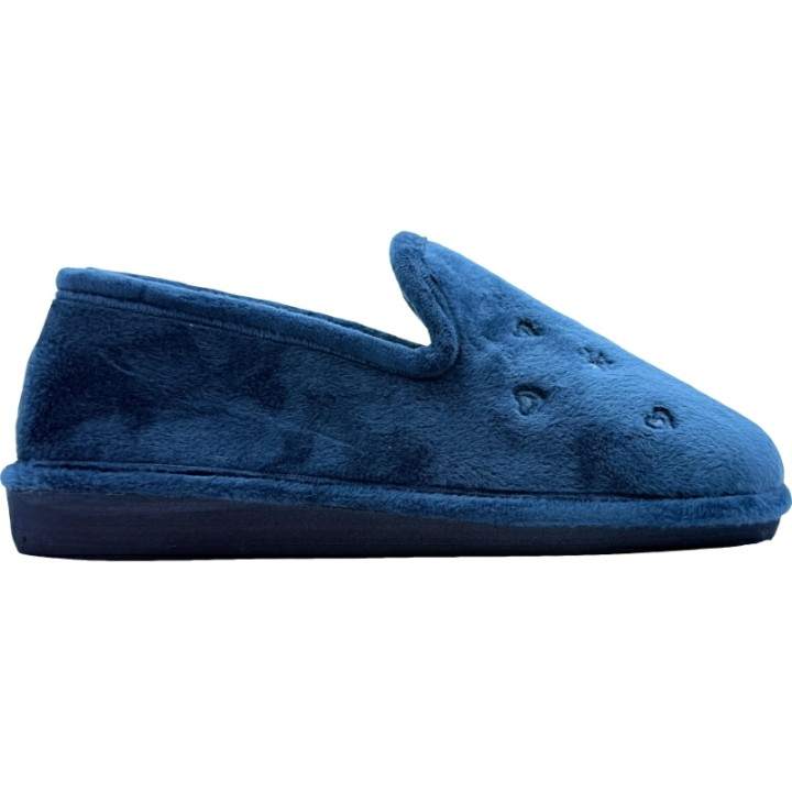 Chinela para casa de Felpa con Cuña De Pablos