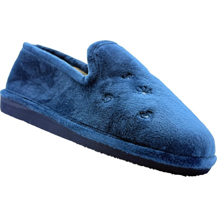 Chinela para casa de Felpa con Cuña De Pablos