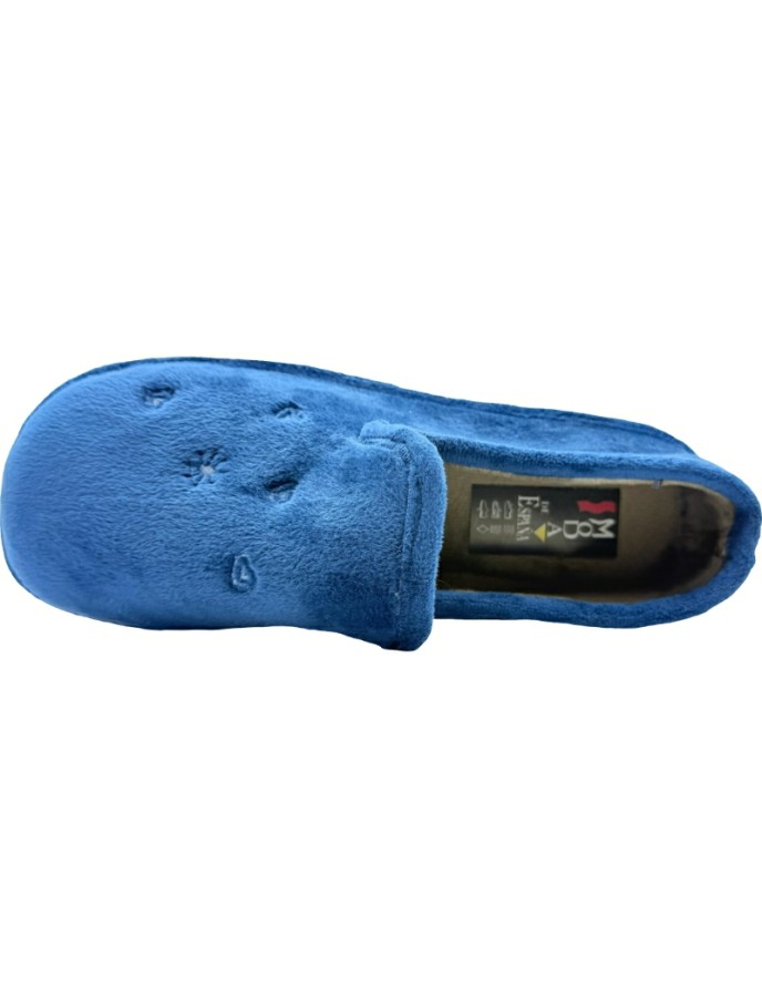 Chinela para casa de Felpa con Cuña De Pablos