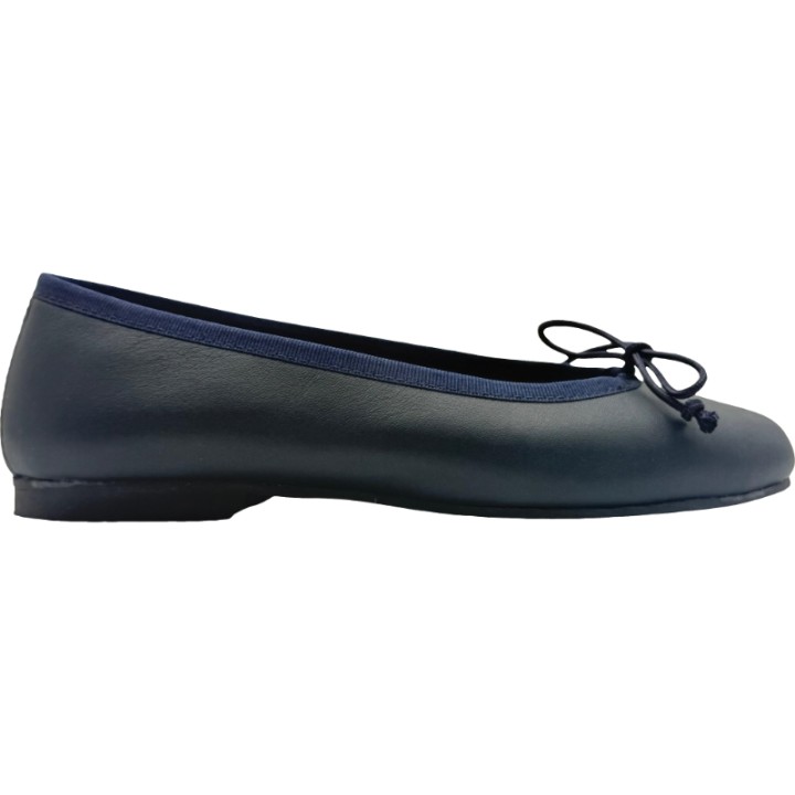 Bailarina Clásica Piel Ajustable Lazo De Pablos