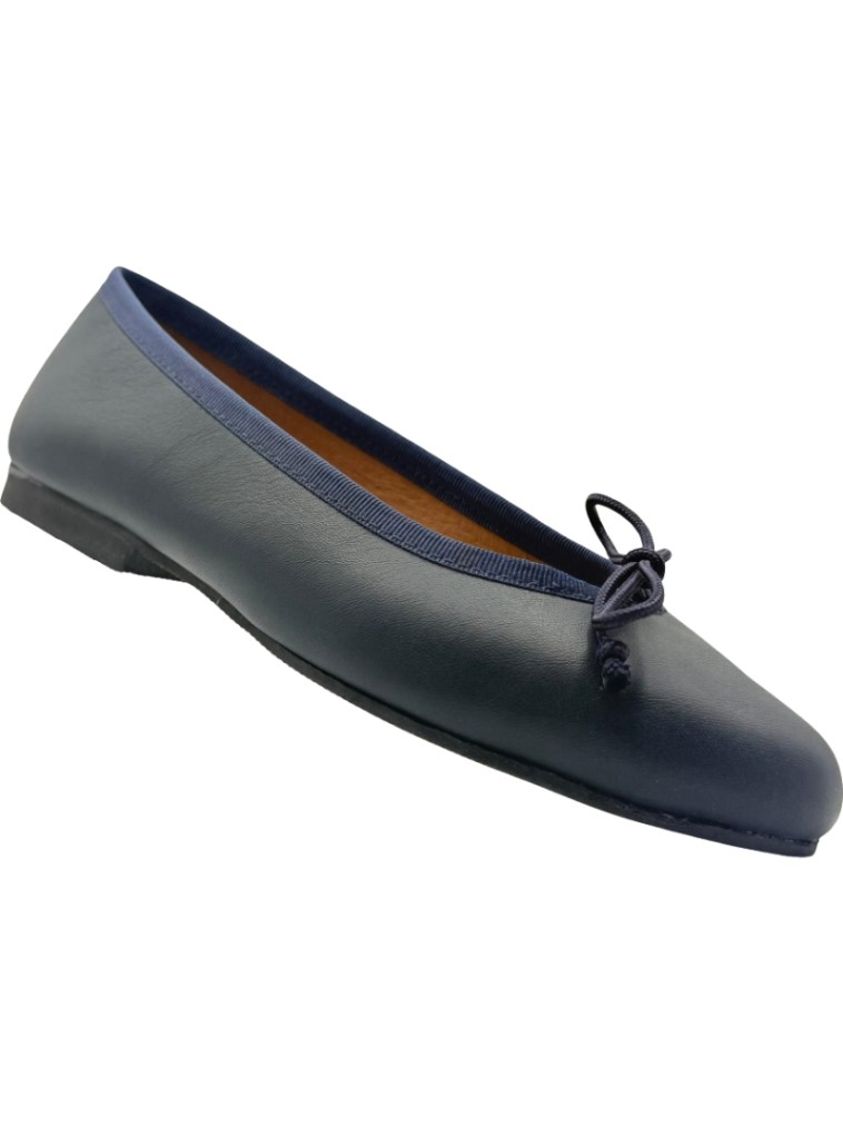 Bailarina Clásica Piel Ajustable Lazo De Pablos 2