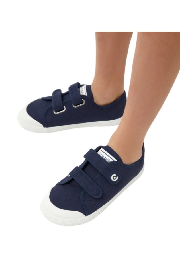 Zapatillas de Lona puntera Doble Velcro Conguitos