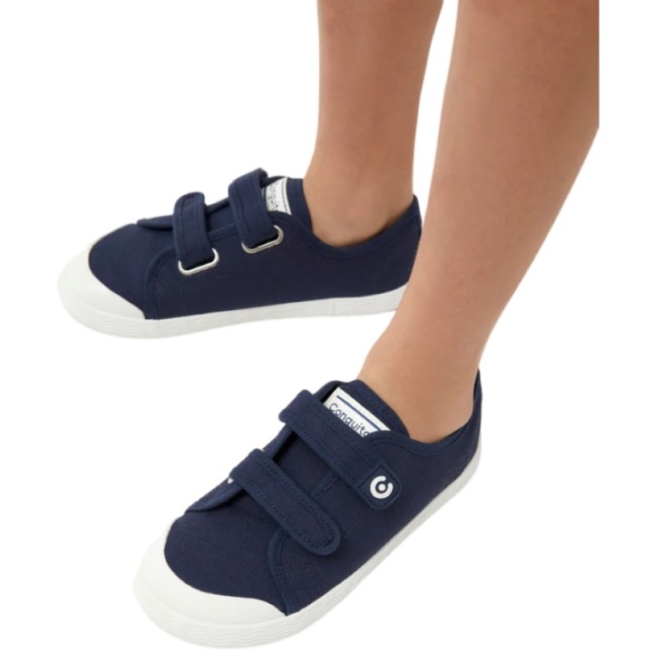 Zapatillas de Lona puntera Doble Velcro Conguitos