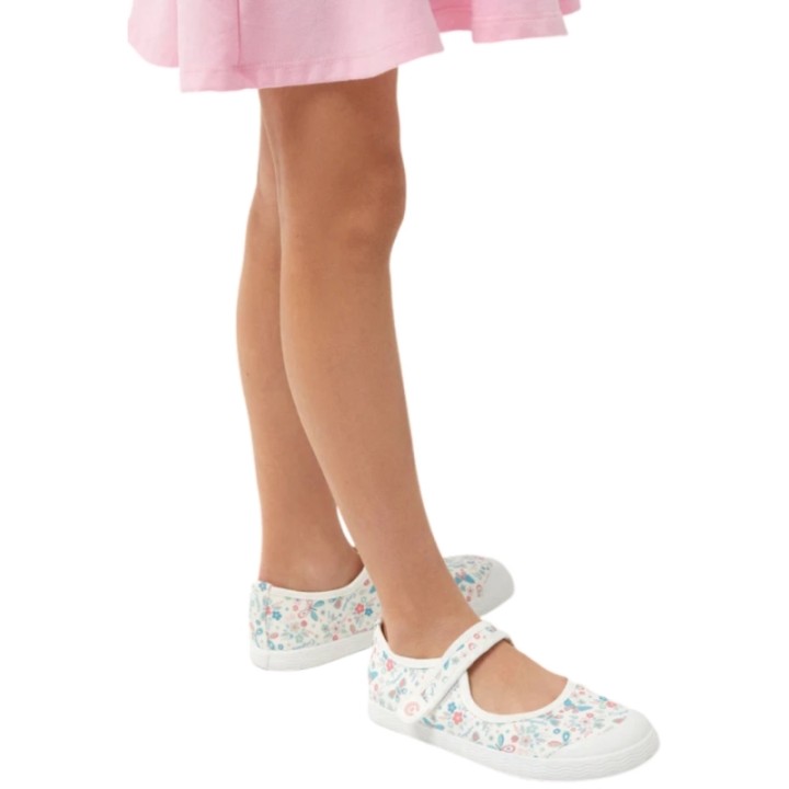 Merceditas de lona estampadas velcro Conguitos