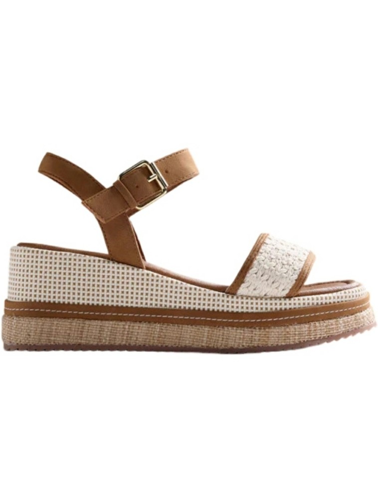 Sandalias Cuñas con Crochet Isoko GIOSEPPO