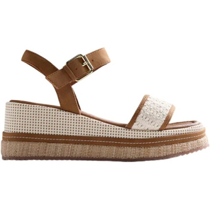 Sandalias Cuñas con Crochet Isoko GIOSEPPO