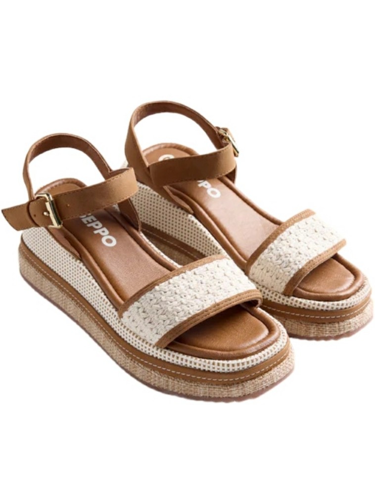 Sandalias Cuñas con Crochet Isoko GIOSEPPO 2