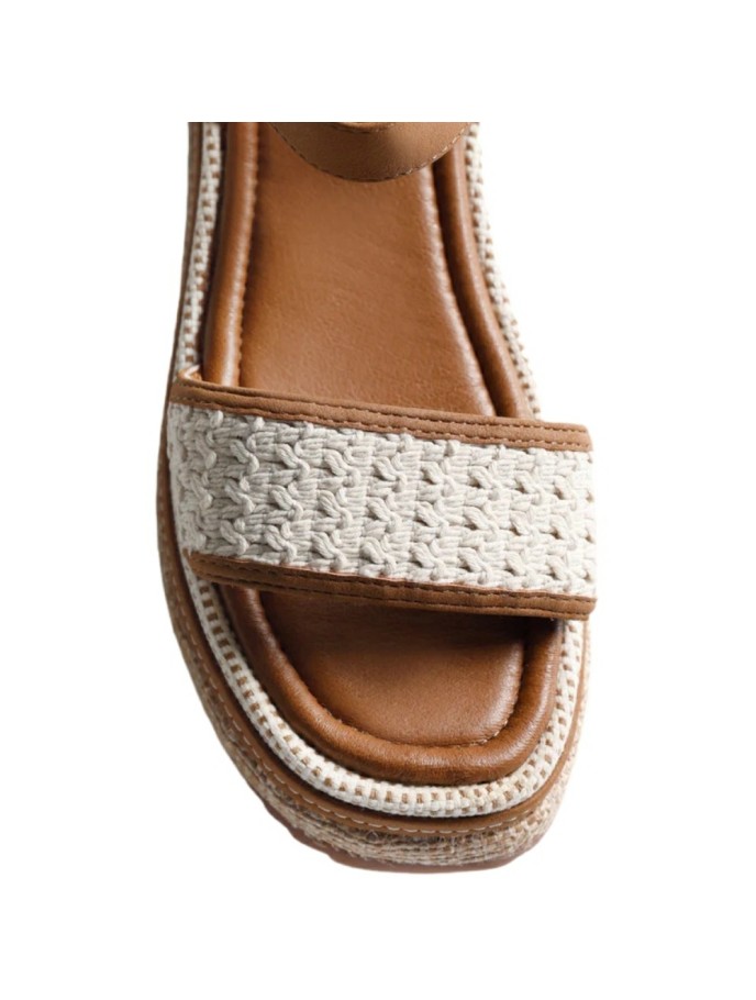 Sandalias Cuñas con Crochet Isoko GIOSEPPO