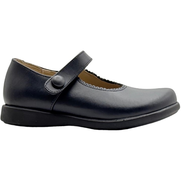 Merceditas de Piel velcro Ondas Classic De Pablos