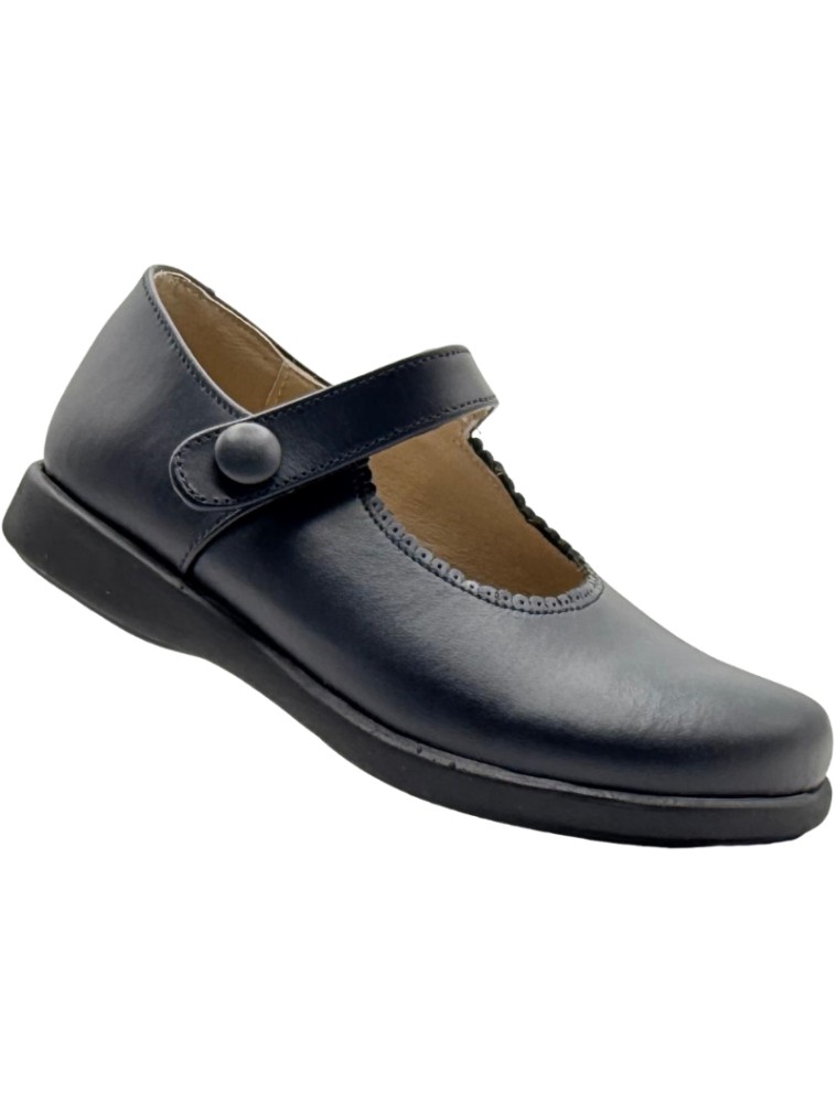 Merceditas de Piel velcro Ondas Classic De Pablos 2