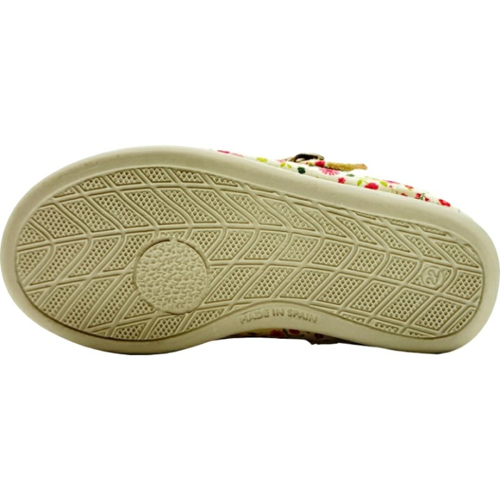 Merceditas de Lona Estampadas Flores De Pablos