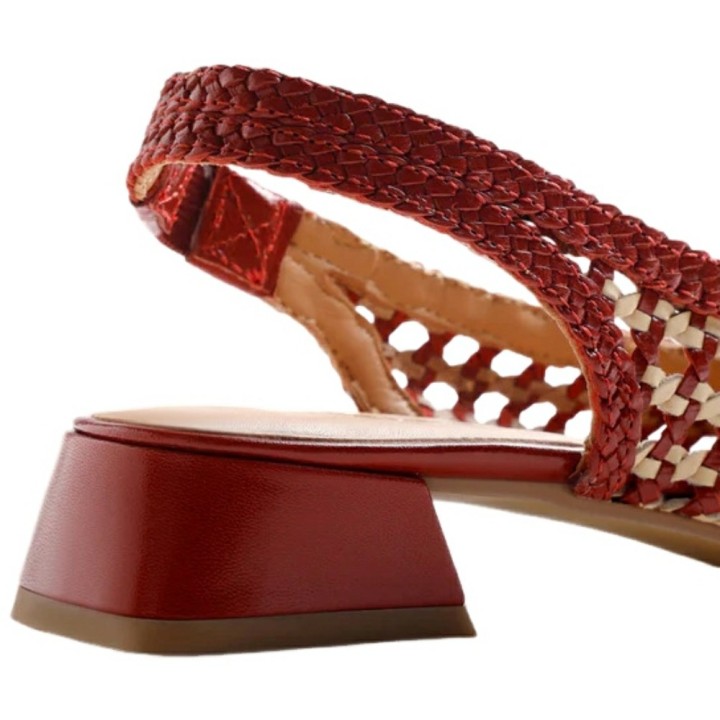 Sandalias Tacón Piel Trenzada Hounslow GIOSEPPO