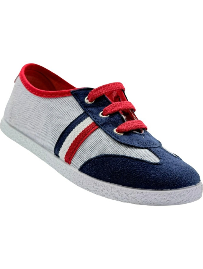 Zapatilla de Lona Combinada Tokolate