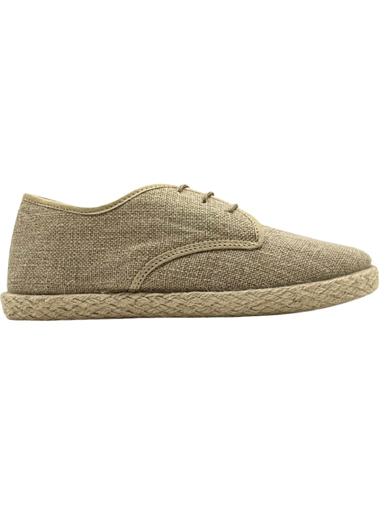 Zapato Blúcher Verano Lino Yute De Pablos