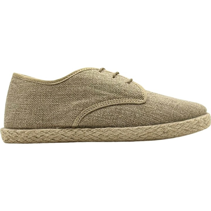 Zapato Blúcher Verano Lino Yute De Pablos