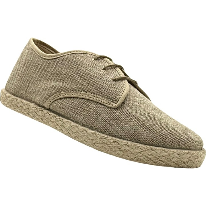 Zapato Blúcher Verano Lino Yute De Pablos