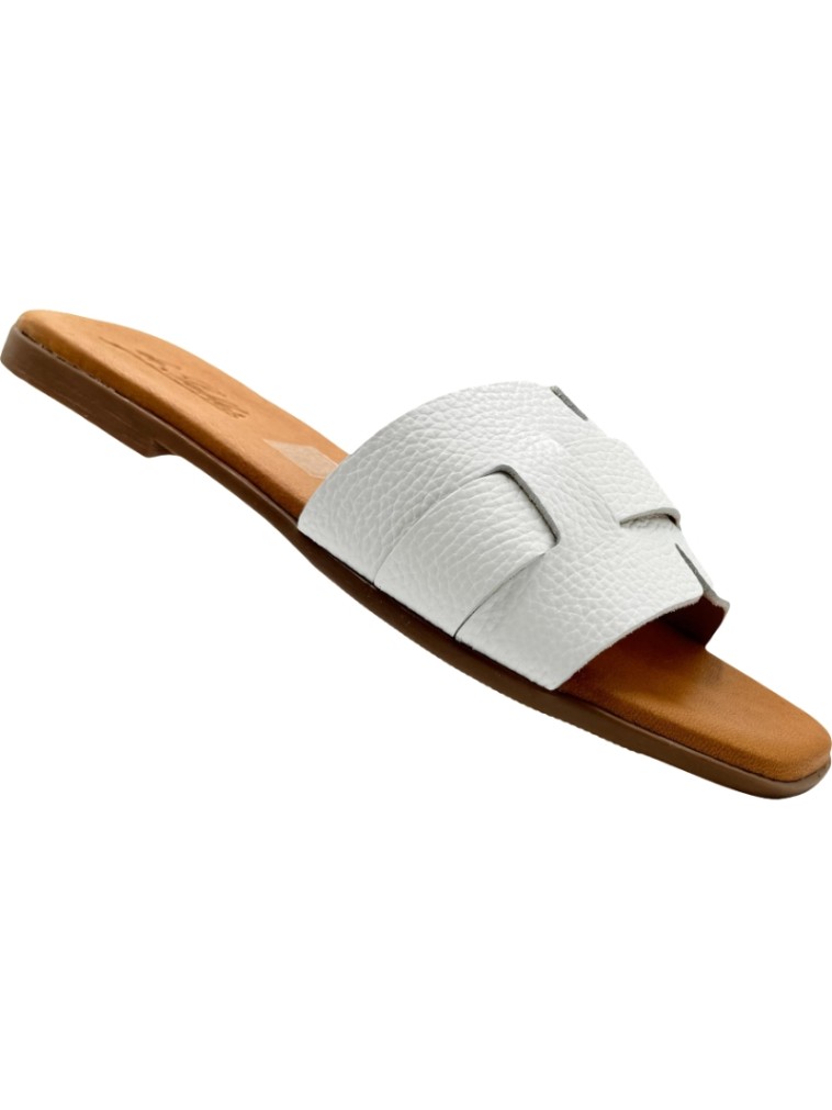 Sandalias Slippers de piel acolchadas De Pablos 2