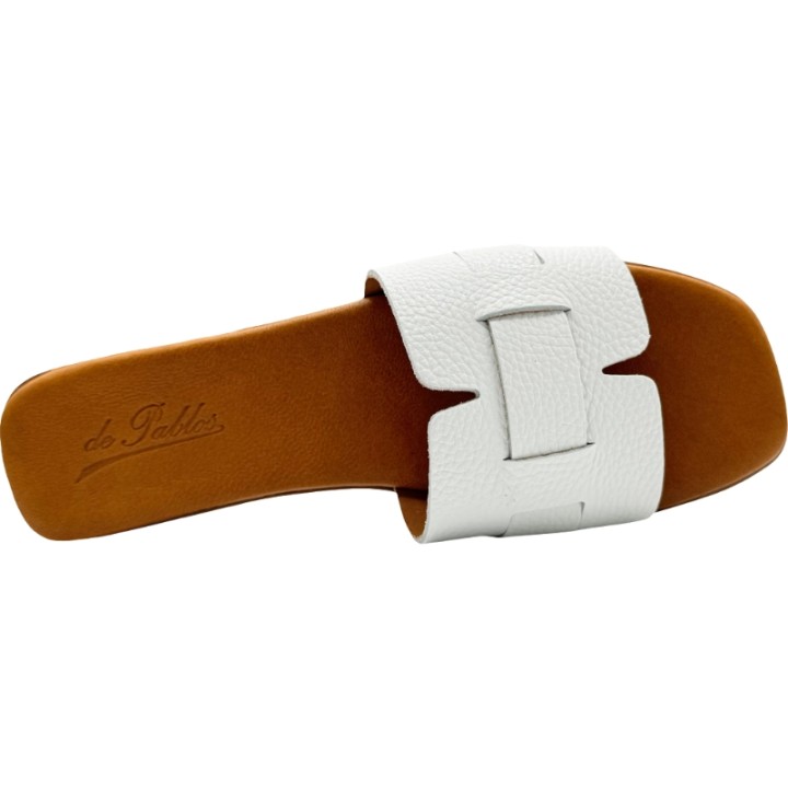 Sandalias Slippers de piel acolchadas De Pablos
