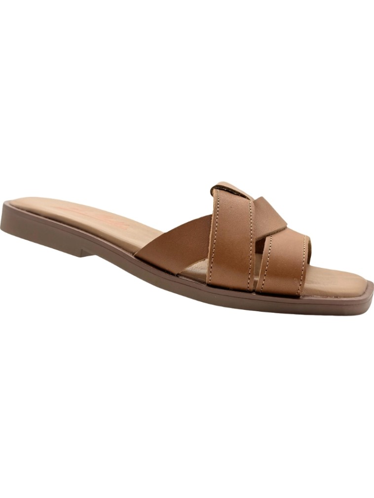 Slippers de Piel con Pala Trenzada Soft De Pablos 2