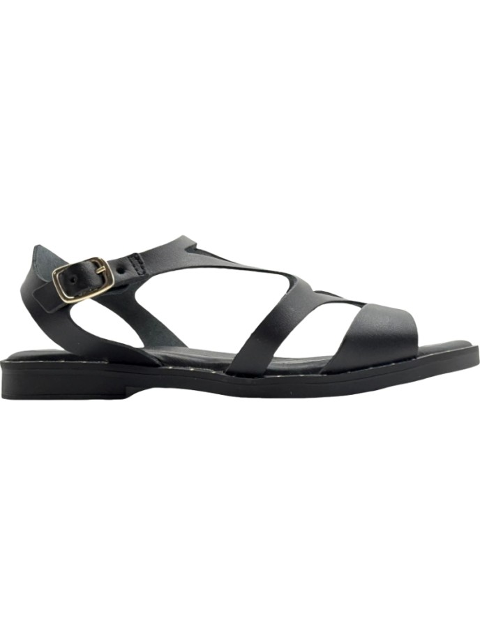Sandalias de Piel Cruzadas Soft De Pablos