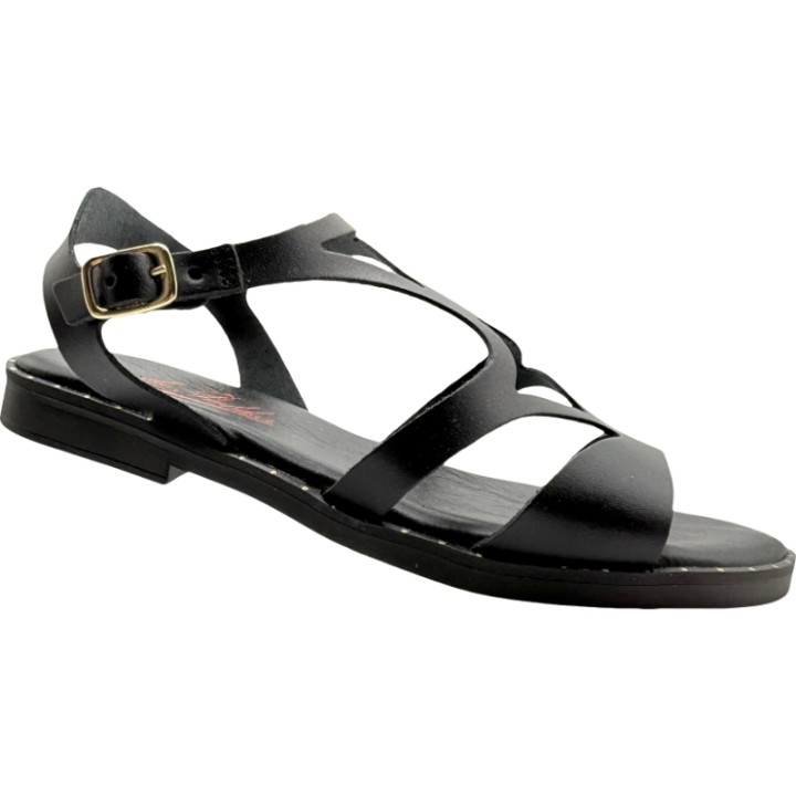 Sandalias de Piel Cruzadas Soft De Pablos